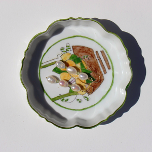 
                  
                    Load image into Gallery viewer, Painted Peach Dish (1924)
                  
                