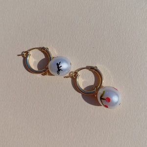 
                  
                    Load image into Gallery viewer, Cherry Ants Earrings
                  
                