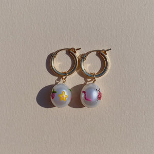 
                  
                    Load image into Gallery viewer, Bugs &amp;amp; Fruits Earrings
                  
                