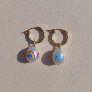 
                  
                    Load image into Gallery viewer, Cloudy Rainbow Earrings
                  
                