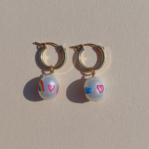 
                  
                    Load image into Gallery viewer, Cloudy Rainbow Earrings
                  
                