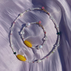 
                  
                    Load image into Gallery viewer, Yellow Swirl Choker
                  
                