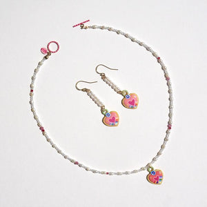 
                  
                    Load image into Gallery viewer, Rainbow Heart Earrings
                  
                