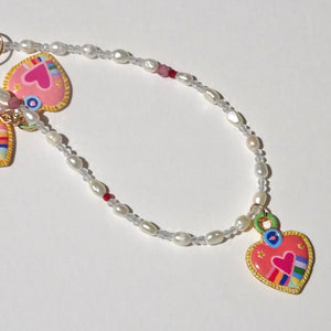 
                  
                    Load image into Gallery viewer, Rainbow Heart Necklace
                  
                